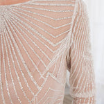 Shiny and elegant A-line midi dress