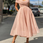 One Shoulder Dinner Dress