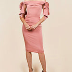 Fashion One Shoulder Bow Elegant Evening Dress