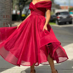 One Shoulder Dinner Dress