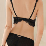 Sexy lace strapless bra set