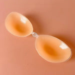 Silicone bra, gather and pull bra, wedding dress strapless invisible bra