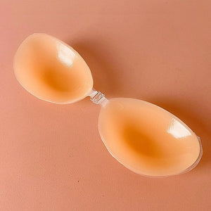 Silicone bra, gather and pull bra, wedding dress strapless invisible bra