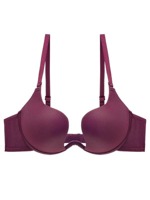 U-shaped bra gathers sexy seamless backless wedding dress underwear
