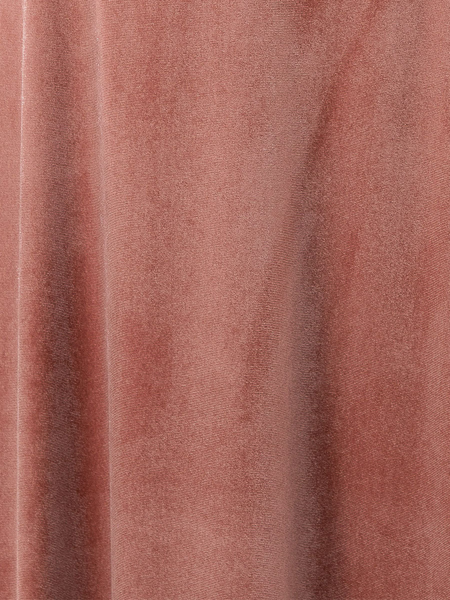 Sheath-Column Floor Length Velvet Bridesmaid Dress