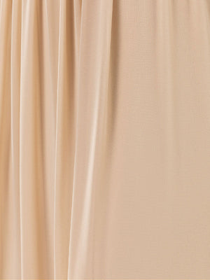 A-Line Sweep-Brush Train Chiffon Bridesmaid Dress