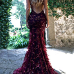 Sexy V-neck suspender sequin dress