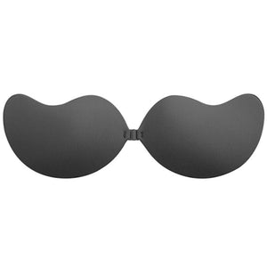 Mango-shaped pull-up and breathable silicone invisible bra