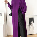 Slim-fit Sweater with High Neck Long Skirt and Pullover