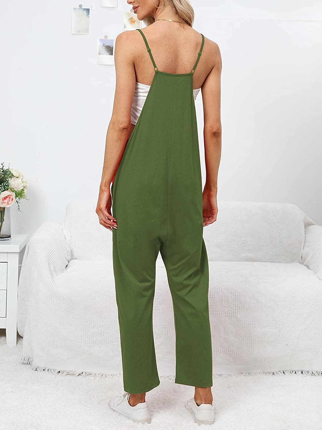 Womens Casual Wide Leg Jumpsuit (Buy 2 Free Shipping)