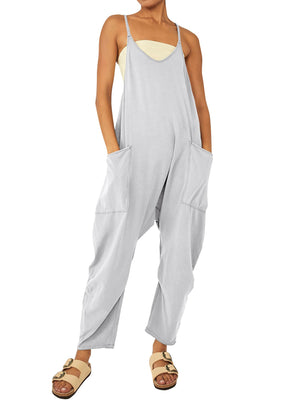 Womens Casual Wide Leg Jumpsuit (Buy 2 Free Shipping)