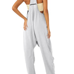 Womens Casual Wide Leg Jumpsuit (Buy 2 Free Shipping)