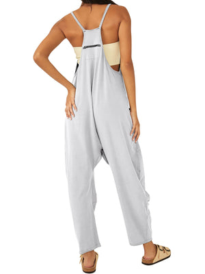 Womens Casual Wide Leg Jumpsuit (Buy 2 Free Shipping)