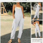 Womens Casual Wide Leg Jumpsuit (Buy 2 Free Shipping)