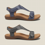 [#1 TRENDING SUMMER 2023] "The Show" Leather Adjustable Orthopedic Sandals