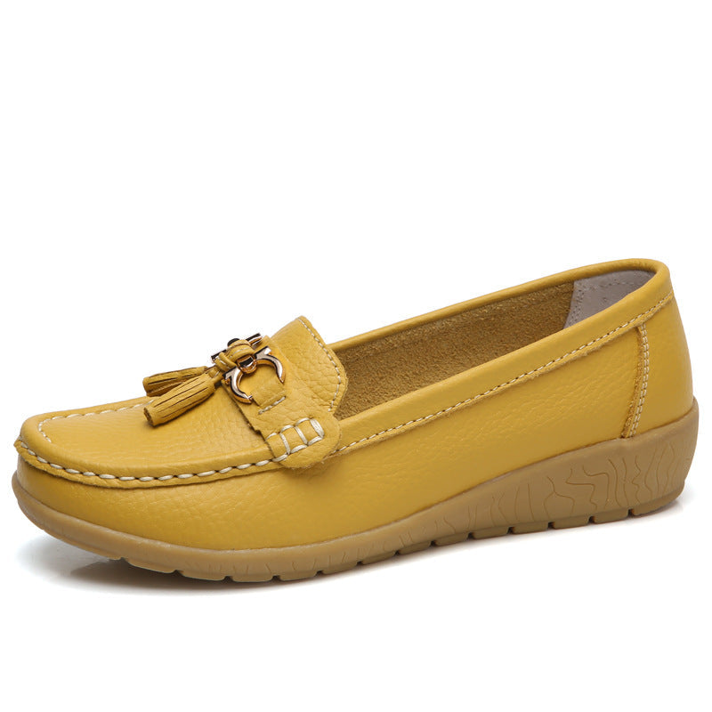 Women's Leather Breathable Moccasins Shoes